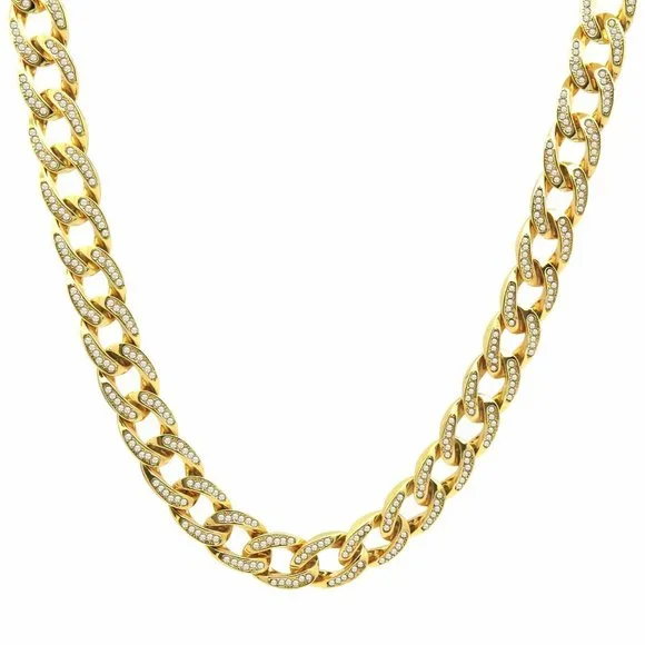 14k Gold 16mm 30" Cuban Chain